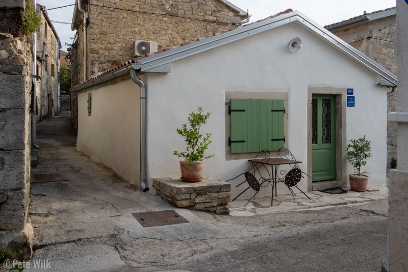 The tiny house we stayed at in Buzet.