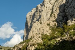 Anica Kuk is the biggest and most prominent wall in the park.  We climbed on the "Stup" or lower column.  Routes in the park are so sandbagged that we didn't want to try a long route on Anica Kuk.