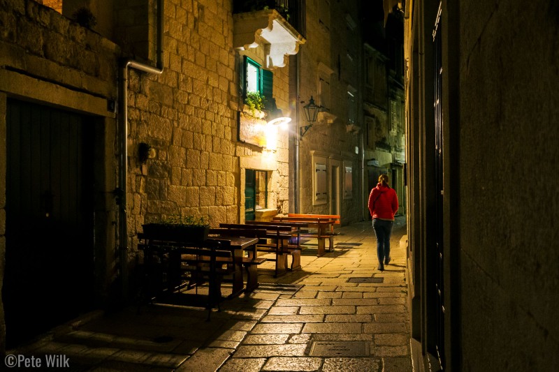 Exploring more of Old Town.  Our apartment was fantastically located inside, but on the edge of Old Town.  It was relatively easy to get to the car (which we only needed once in Omiš) and to all the places to eat.