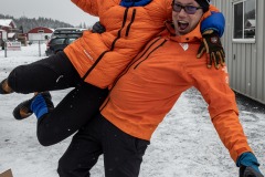 Team Tangerine loading up for flight attempt #2.