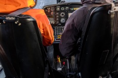 Thomas from Whitetooth Helicopters brought us in in his Eurocopter AS350 without issue on Sunday.