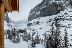 Kirwan Cabin is nestled at the bottom of Icefall Brook, just a little more than a mile from the horseshoe canyon that holds Cerberus Falls as well as many other unnamed cascades.