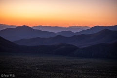 Sunrise from the Geologist's Cabin on Day 3, the hardest and longest day of riding for me.