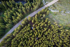 View from above at our campsite for the week.