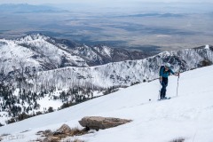 A little bit of a hot slog back up to the saddle to get out, but worth it for the turns made going down.