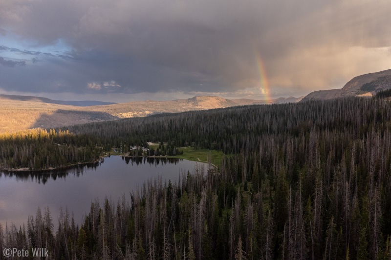 Rainbows and sunsets.
