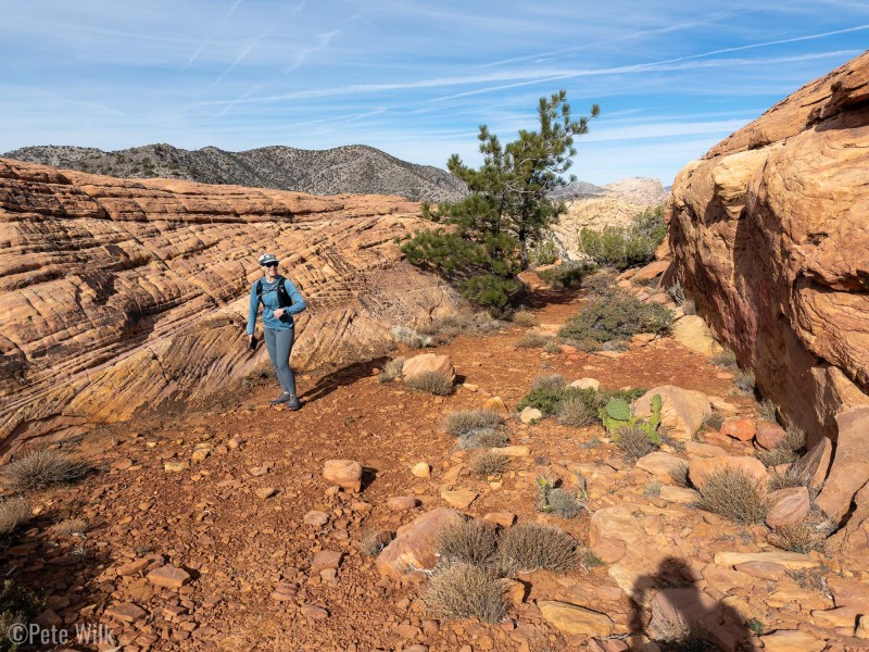 Trail run to give our toes a break from climbing shoes.
