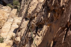 Its been a long time since we did some multipitch climbing (aside from the one we did in the Tetons earlier this year) and we are really slow.  Especially when the belays aren't obvious ledges.