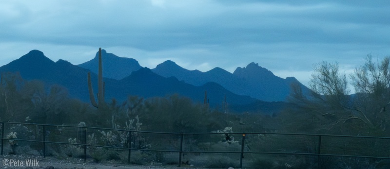 Moody Christmas morning a little north of Phoenix.
