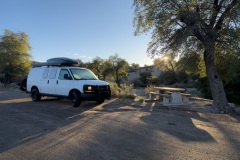 We got a chance to stay at Oak Flat Campground while climbing for two days at Queen Creek.