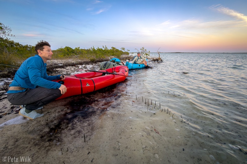 We were a little tired from the morning session and pulled into an island to enjoy the sunset.