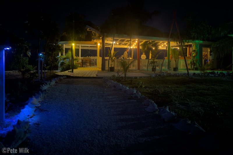 Going out for one of our dinners.